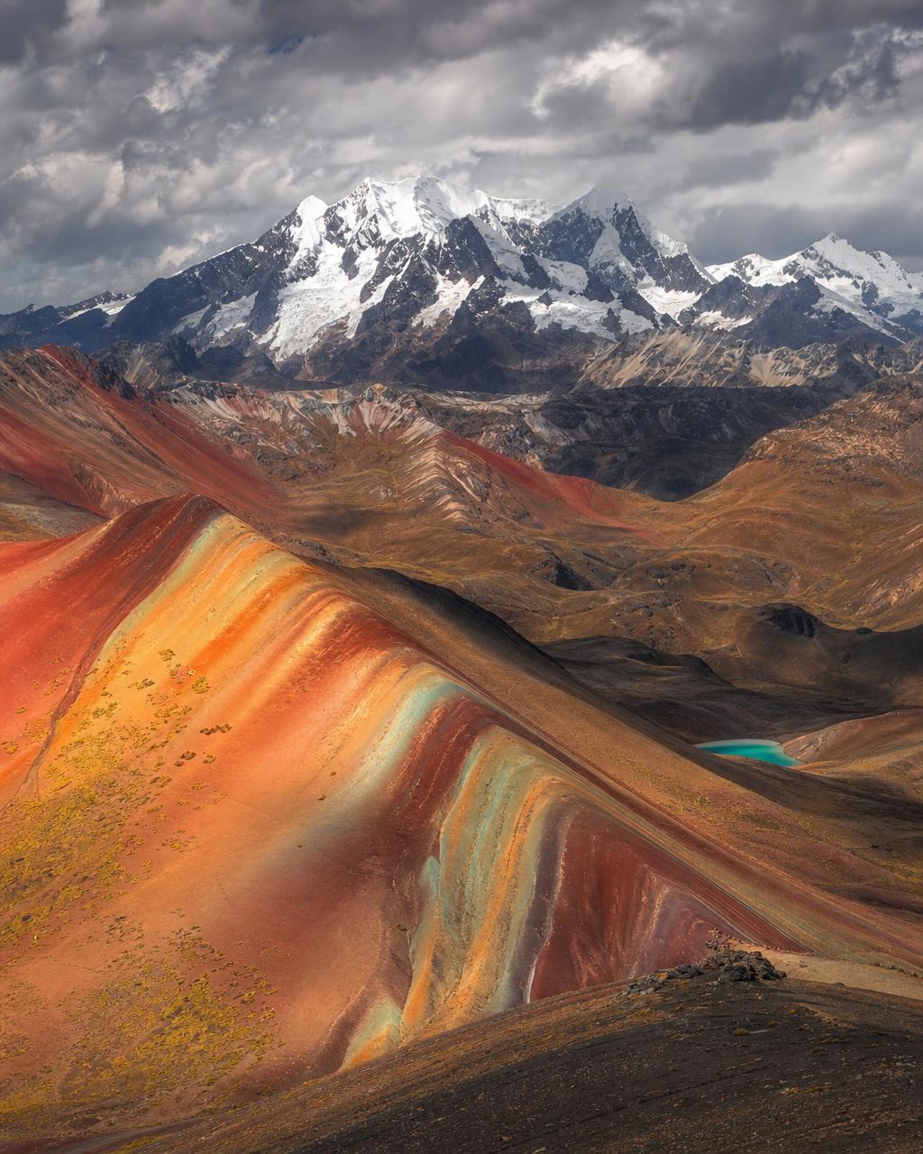 Ausangate and Rainbow Mountain region in the Peruvian Andes